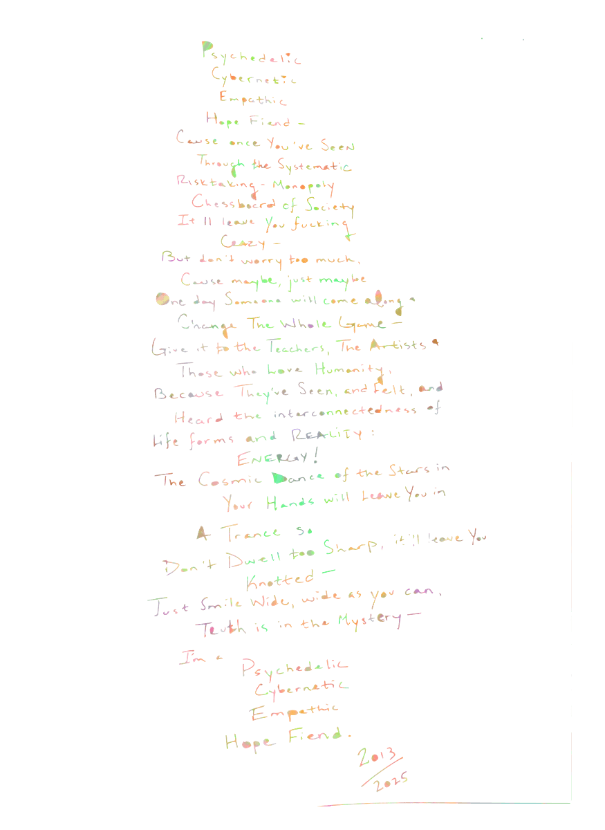 PsyberDelic — a poem by Ian V Crispi